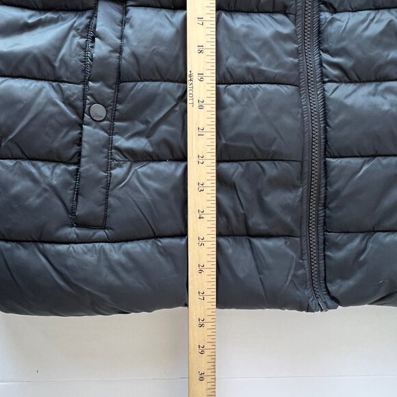 Men's Puffer Vest, G.H. Bass & Co., Black, Zip up, Fleece Lined, XL, EC! - Picture 12 of 15